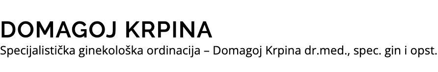 Specijalistička ginekološka ordinacija Domagoj Krpina dr.med logo
