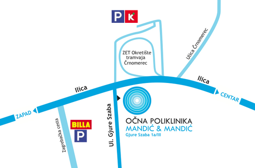 Očna poliklinika Mandić i Mandić logo